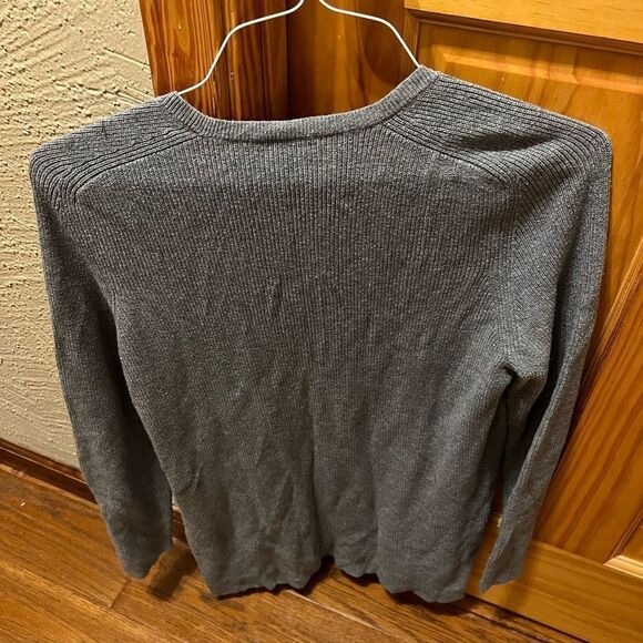 J. Jill thermal v-neck womens sweater size large - Picture 4 of 6